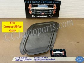 OEM 1971 1972 1973 1974 1975 1976 Cadillac Eldorado Convertible LEFT REAR QUARTER WINDOW REGULATOR ACCESS PANEL COVER